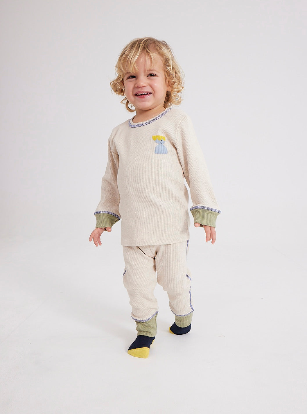 Bobo Choses Funny Blue Friend Baby T-Shirt