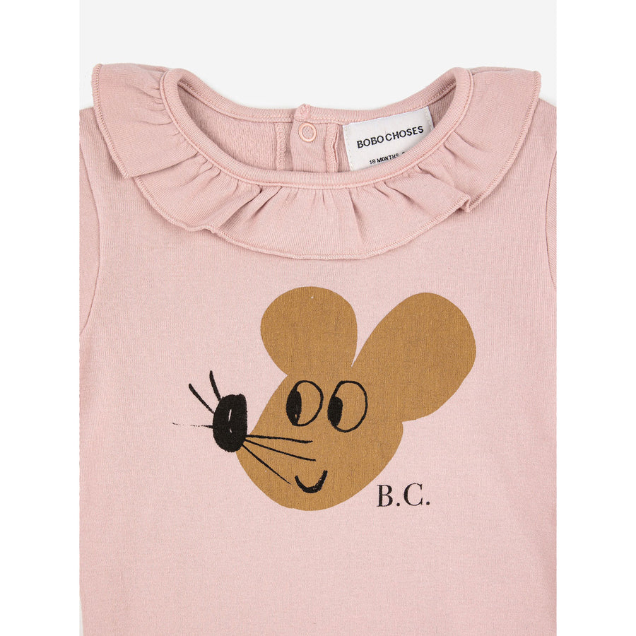 Bobo Choses Mouse Ruffle Collar Body