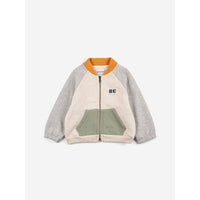 Bobo Choses Color Block Zipped Baby Sweatshirt