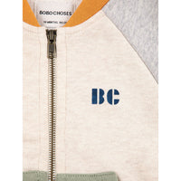 Bobo Choses Color Block Zipped Baby Sweatshirt