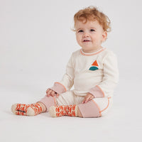 Bobo Choses Color Block Pink Baby Leggings