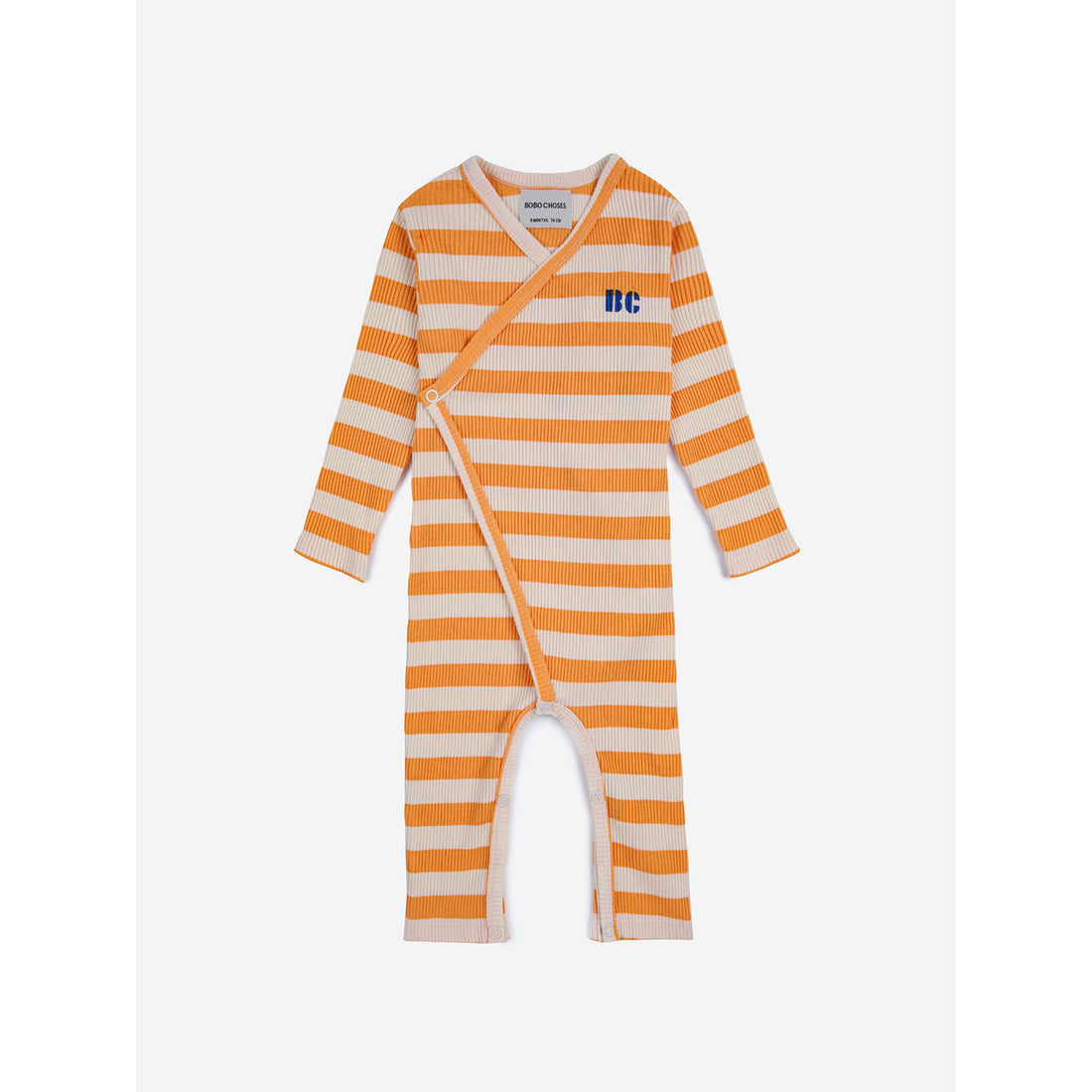 Bobo Choses Yellow Stripes Wrap Overall