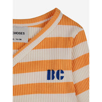 Bobo Choses Yellow Stripes Wrap Overall