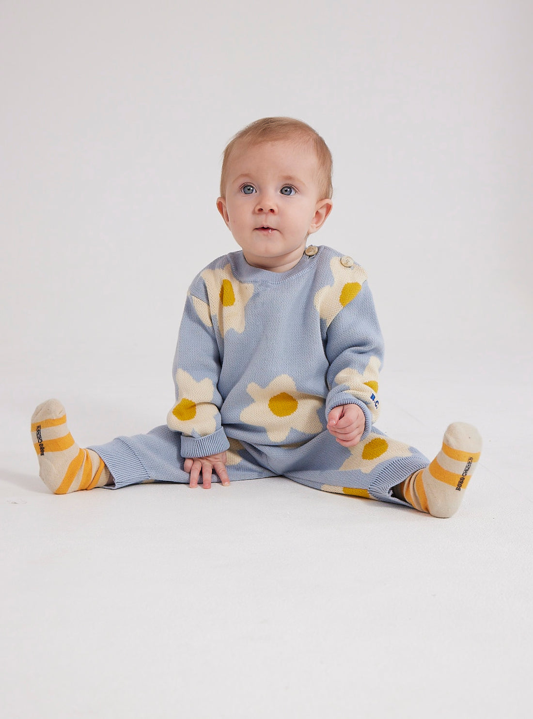 Bobo Choses Big Flower All Over Knitted Baby Pants – Ladida