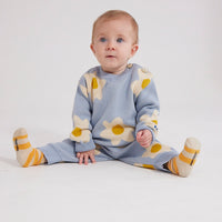 Bobo Choses Big Flower All Over Knitted Baby Pants