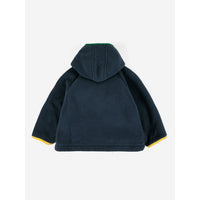 Bobo Choses Color Block Polar Hooded Baby Jacket