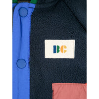 Bobo Choses Color Block Polar Hooded Baby Jacket