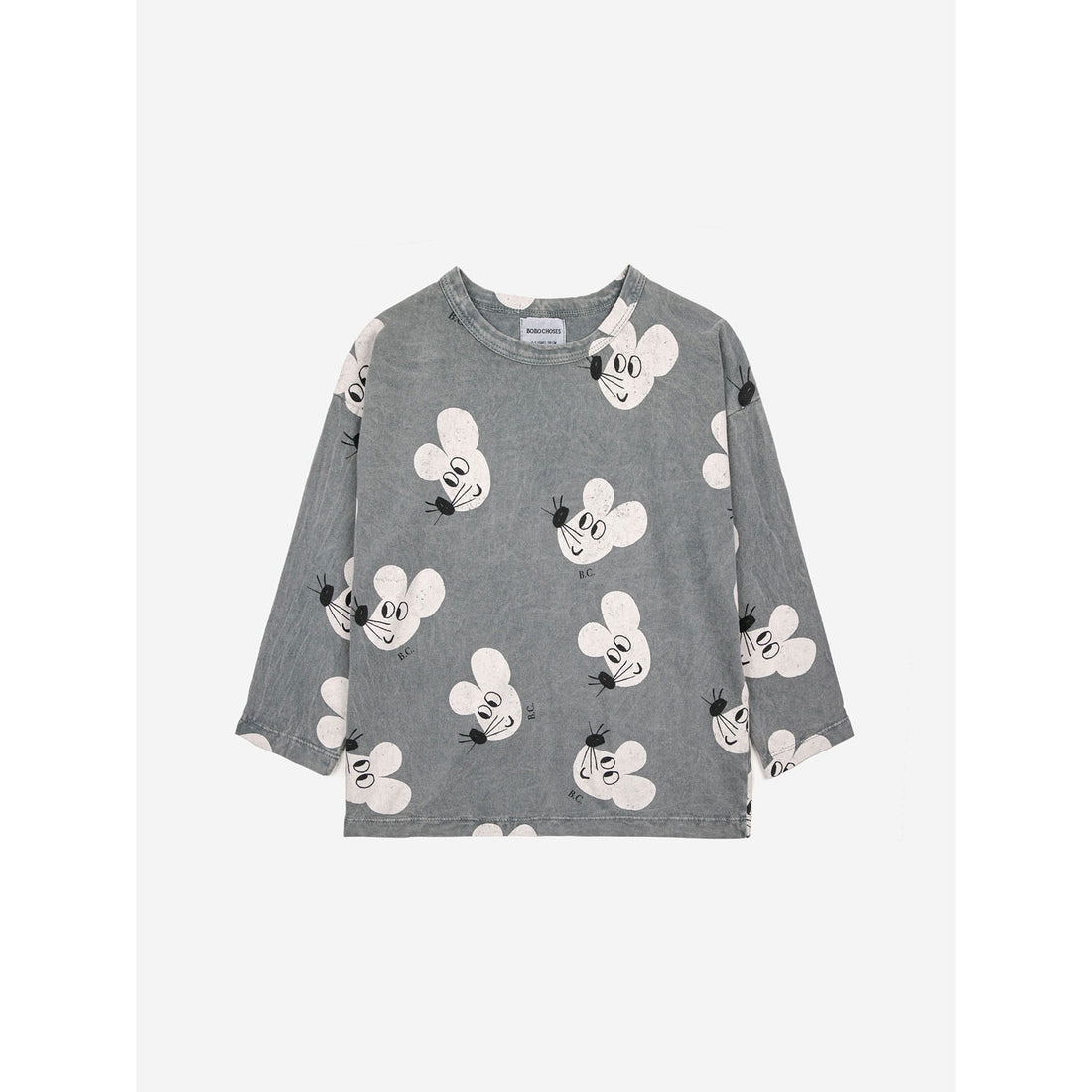 Bobo Choses Mouse All Over Long Sleeve T-Shirt