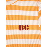 Bobo Choses Yellow Stripes Turtle Neck T-Shirt
