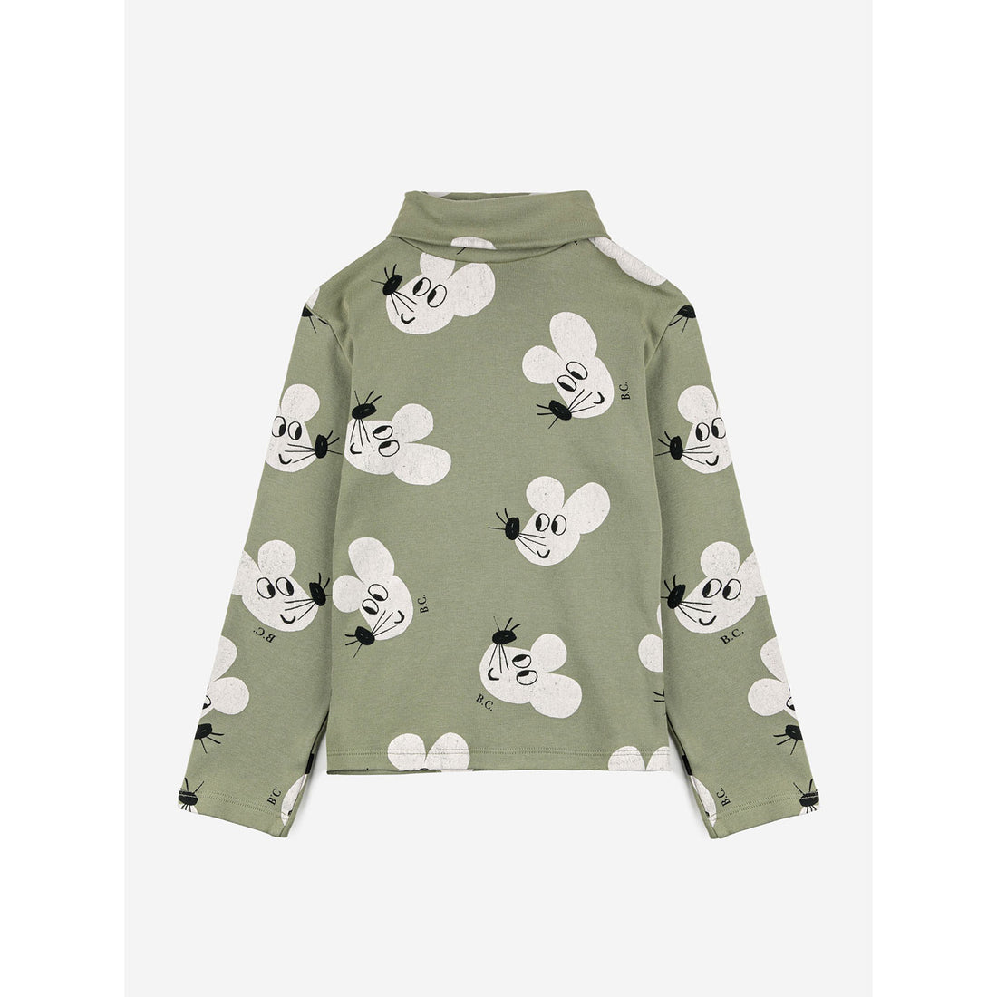 Bobo Choses Mouse All Over Turtle Neck T-Shirt