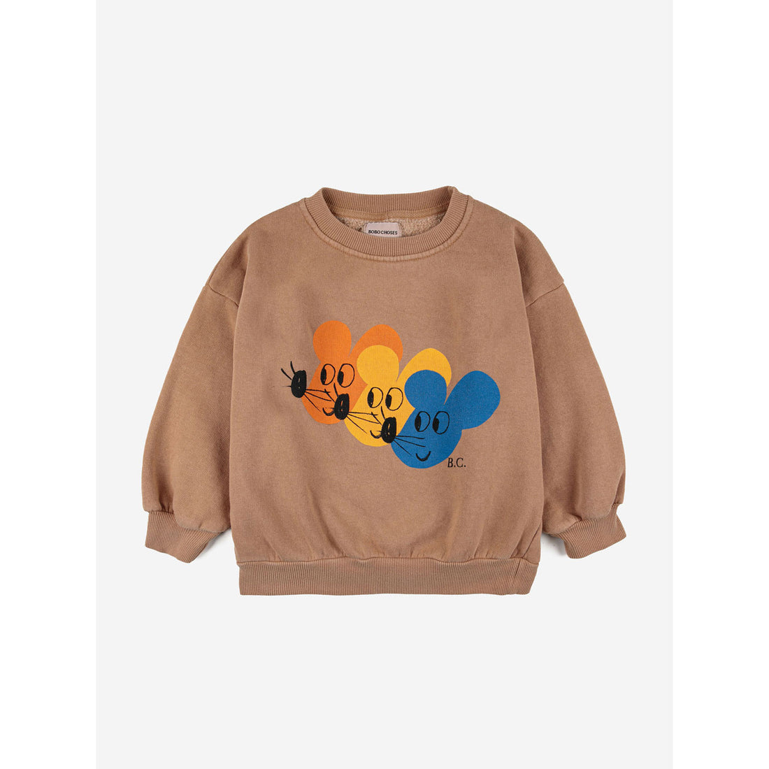 Bobo Choses Multicolor Mouse Sweatshirt