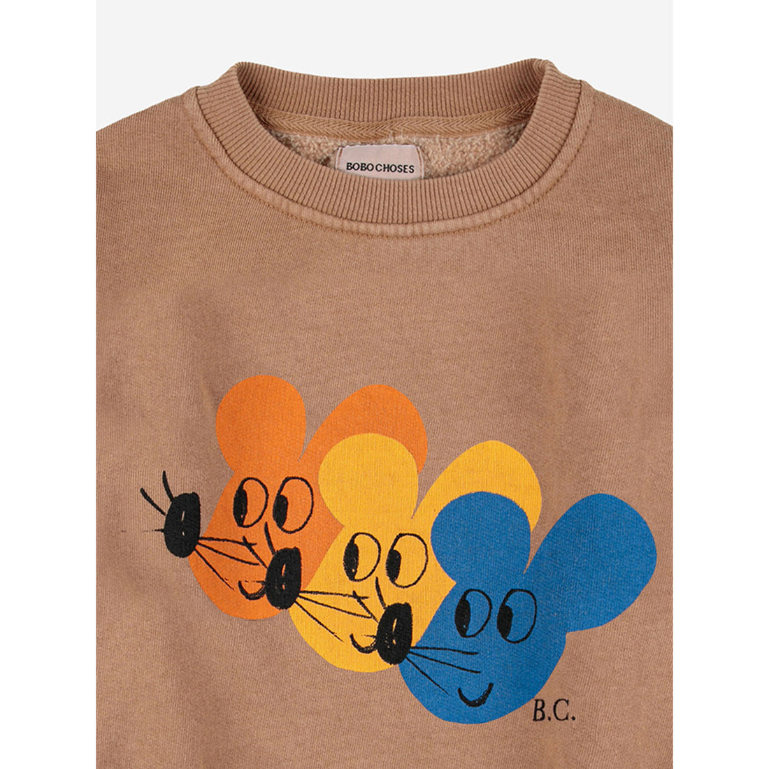 Bobo Choses Multicolor Mouse Sweatshirt