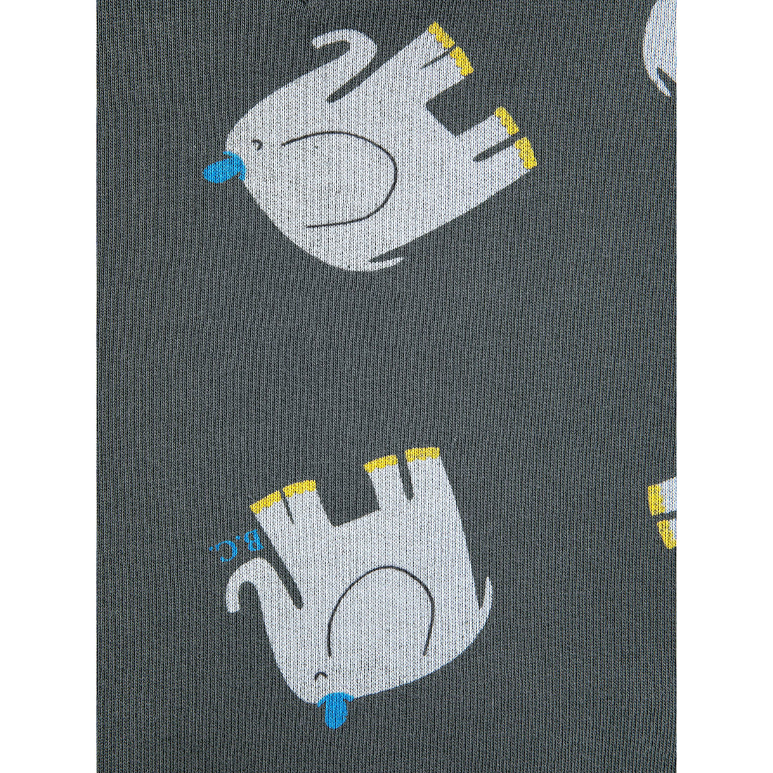 Bobo Choses The Elephant All Over Zipped Hoodie