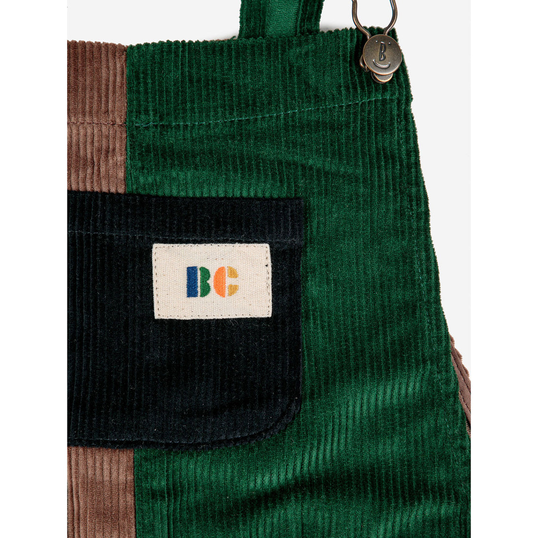 Bobo Choses Color Block Corduroy Dungaree
