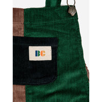 Bobo Choses Color Block Corduroy Dungaree