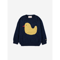 Bobo Choses Rubber Duck Intarsia Jumper