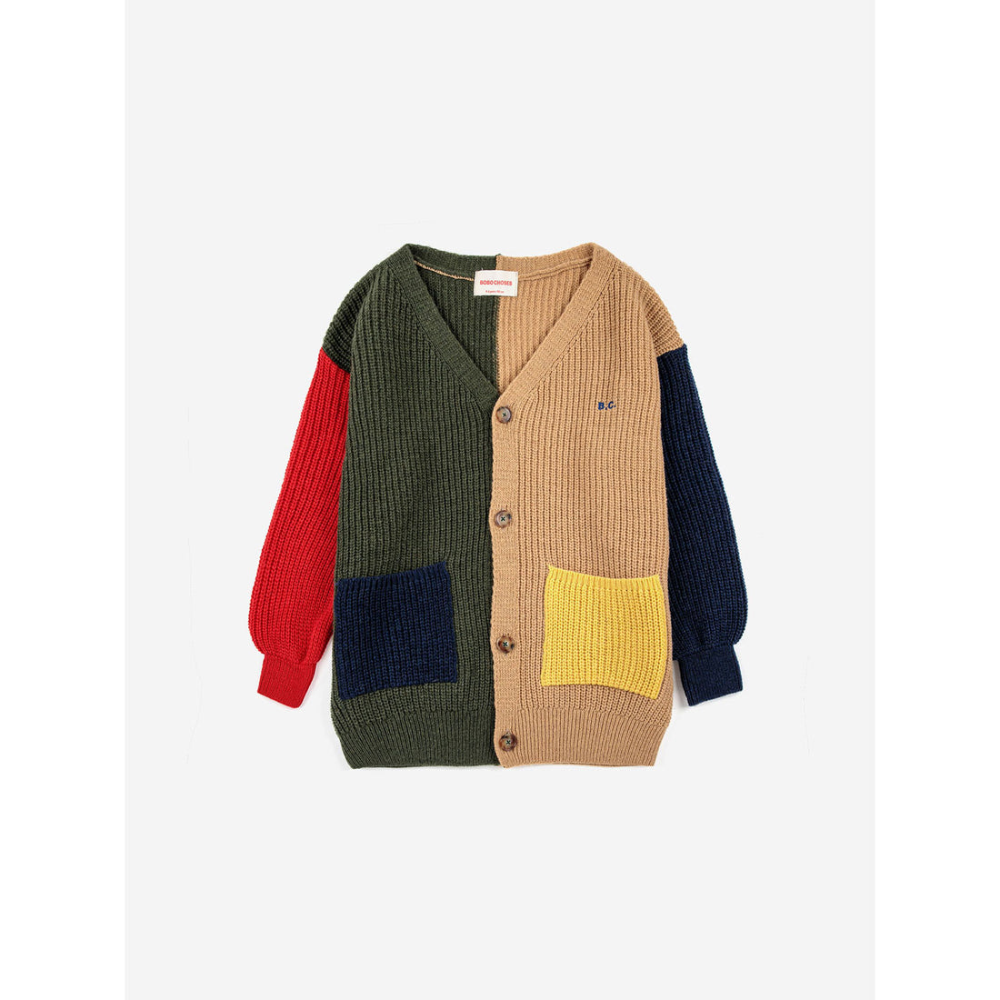 Bobo Choses Color Block Cardigan
