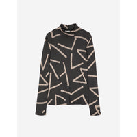 Bobo Choses Adult Lines All Over Turtle Neck T-Shirt