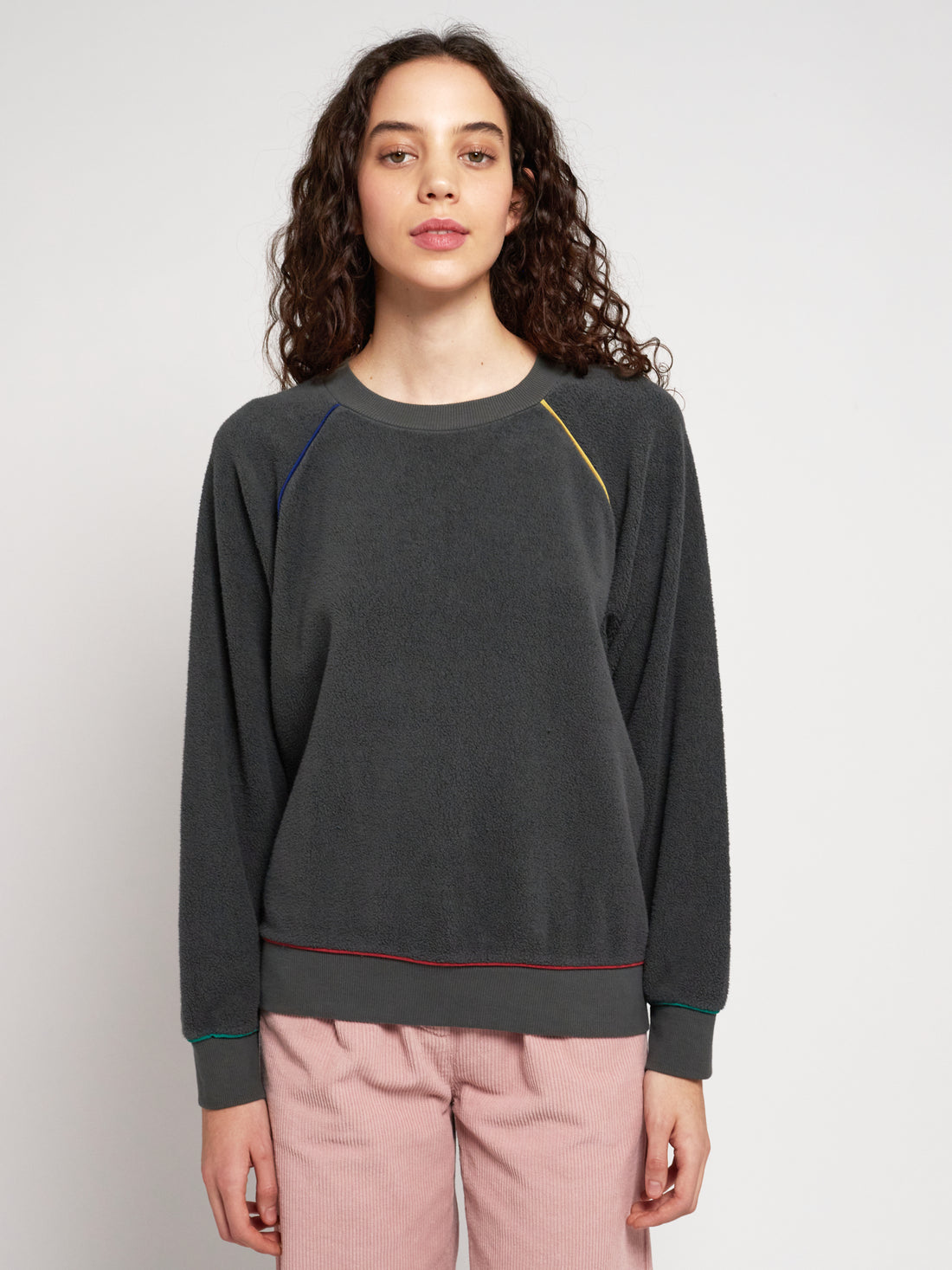 Bobo Choses Adult Color Block Piping Sweatshirt