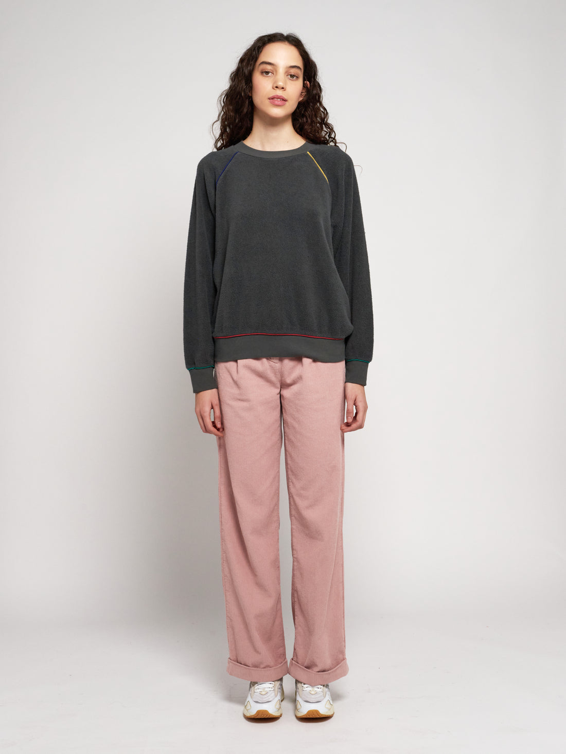 Bobo Choses Adult Color Block Piping Sweatshirt