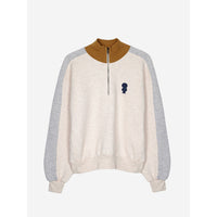 Bobo Choses Adult Color Block Zip Sweatshirt