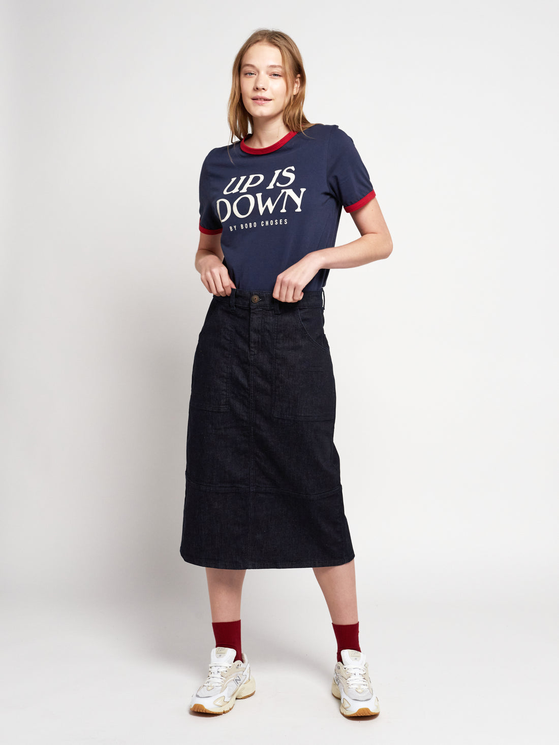Bobo Choses Adult Pencil Denim Skirt