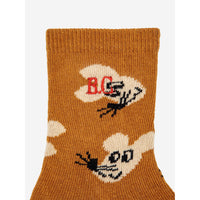 Bobo Choses Mouse All Over Long Baby Socks