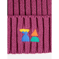 Bobo Choses Funny Friends Purple Beanie