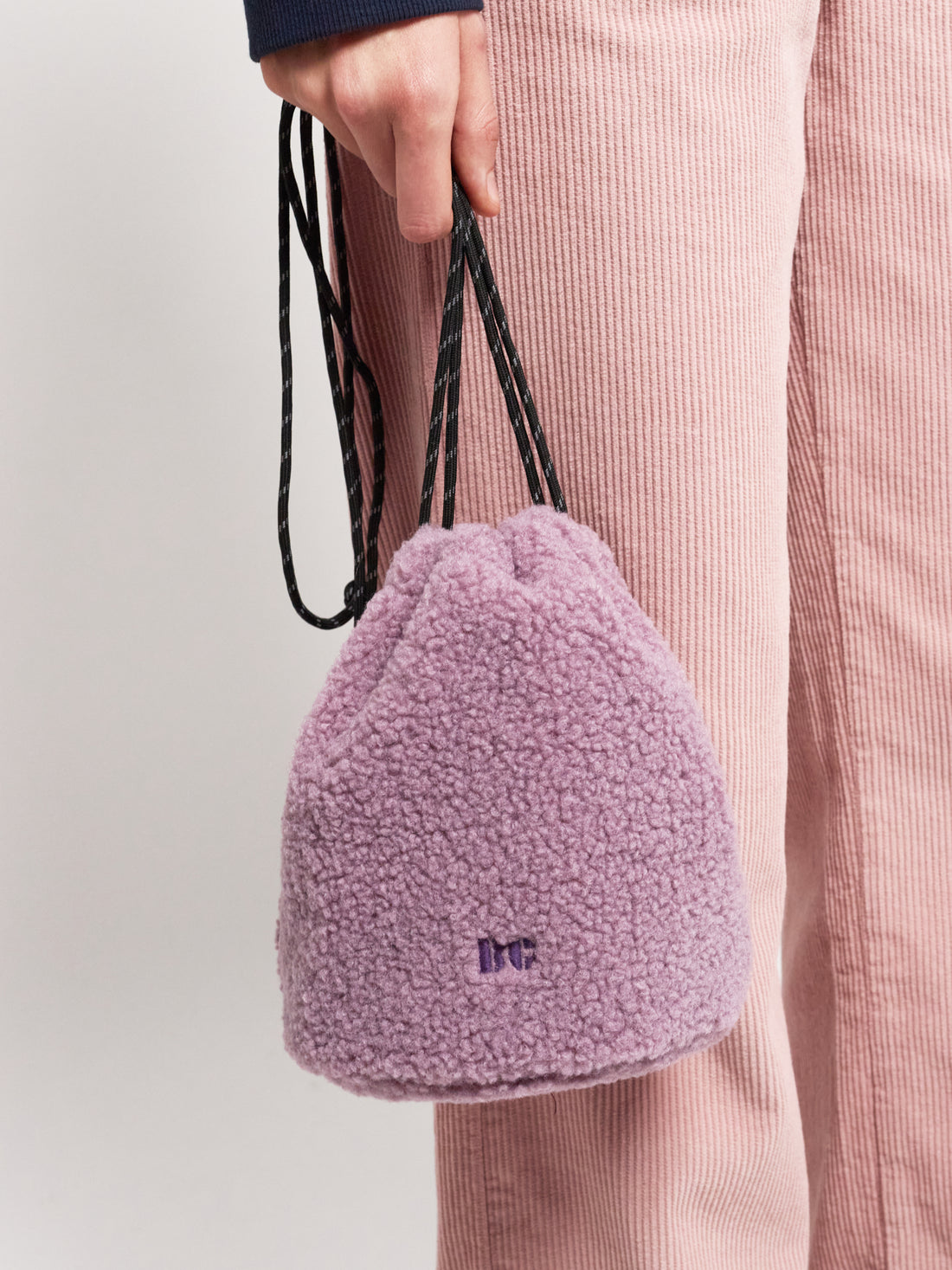 Bobo Choses Shearling Shoulder Bag