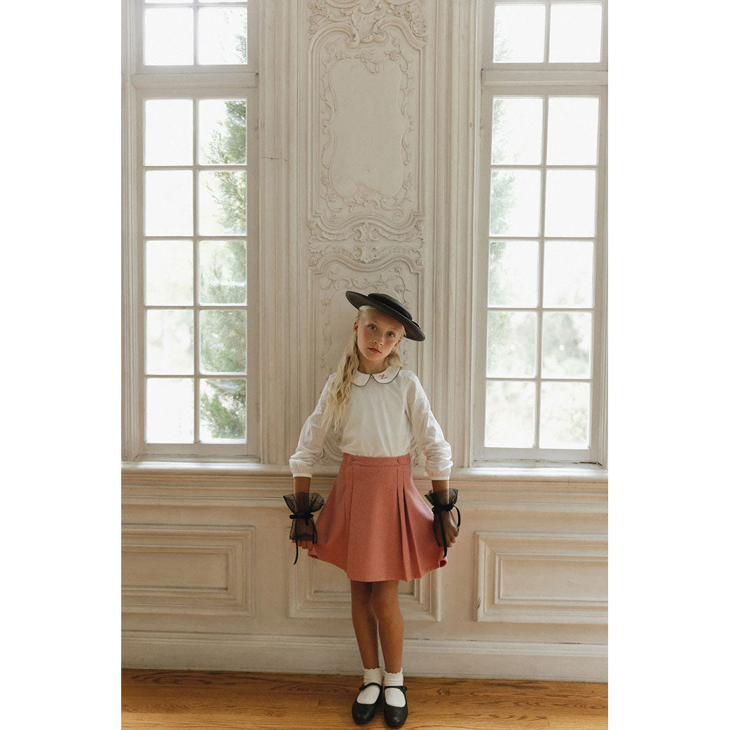 L by Ladida Cream Embroider Blouse