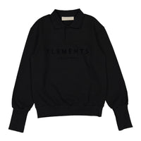 ELEMENTS Black Polo Sweatshirt