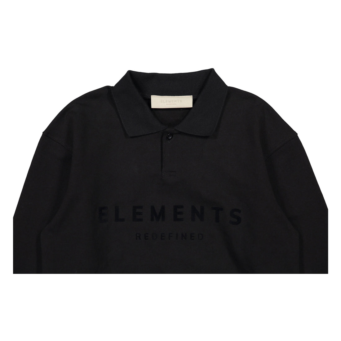 ELEMENTS Black Polo Sweatshirt