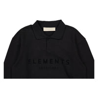 ELEMENTS Black Polo Sweatshirt