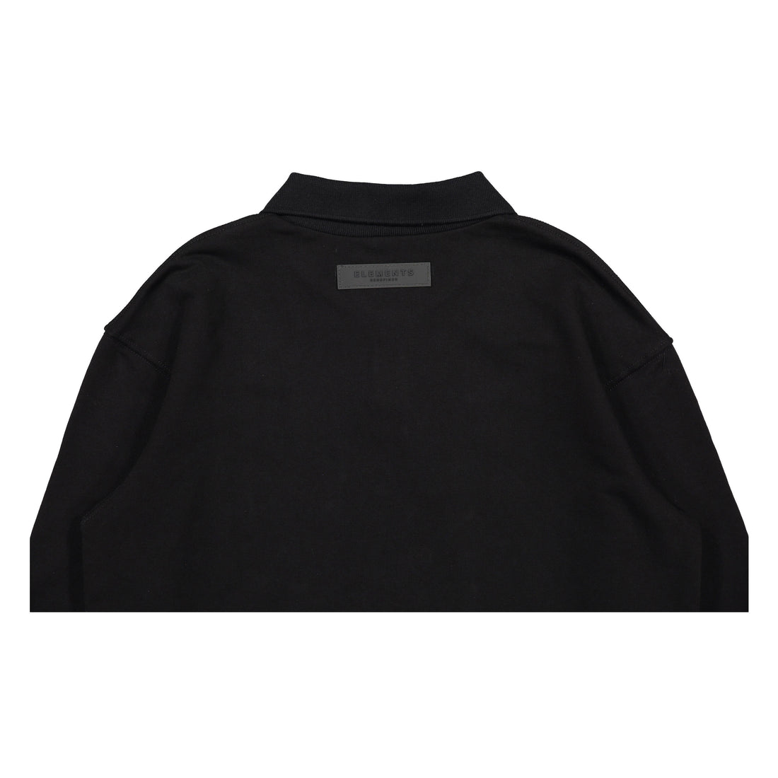 ELEMENTS Black Polo Sweatshirt