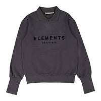 ELEMENTS Grey Polo Sweatshirt