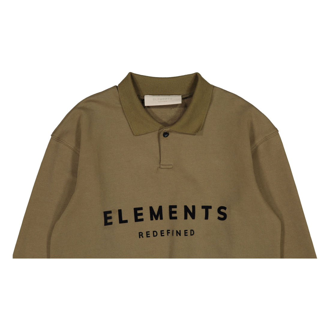 ELEMENTS Taupe Polo Sweatshirt