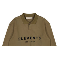 ELEMENTS Taupe Polo Sweatshirt