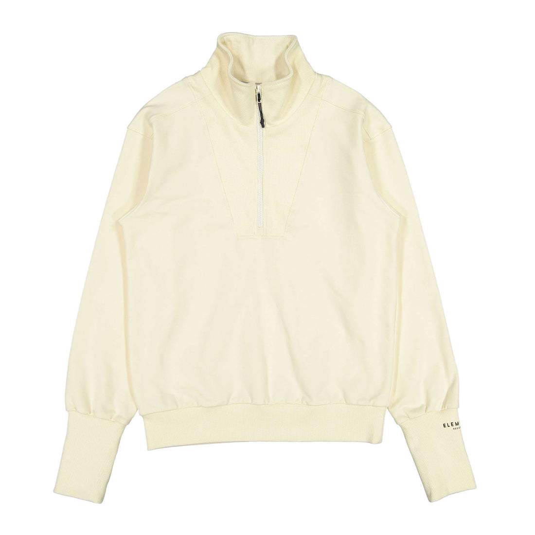 ELEMENTS Cream Half Zip Sweatshirt