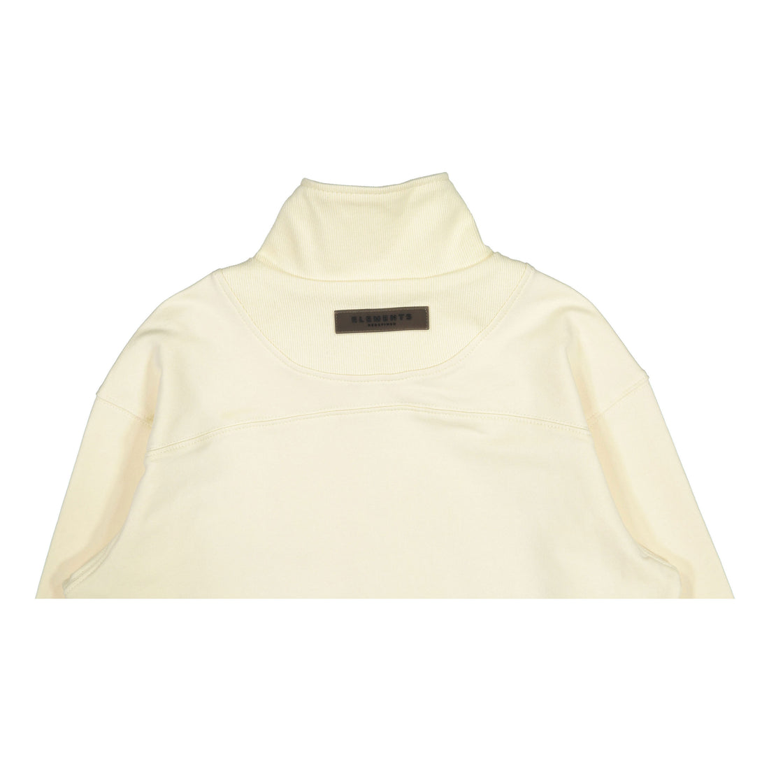 ELEMENTS Cream Half Zip Sweatshirt