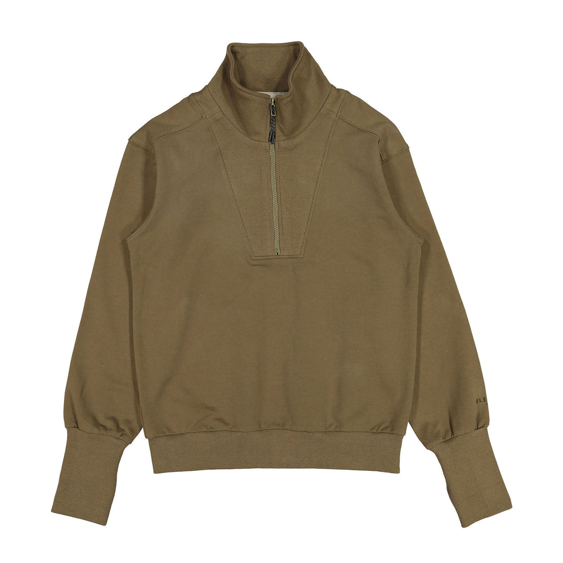 ELEMENTS Taupe Half Zip Sweatshirt