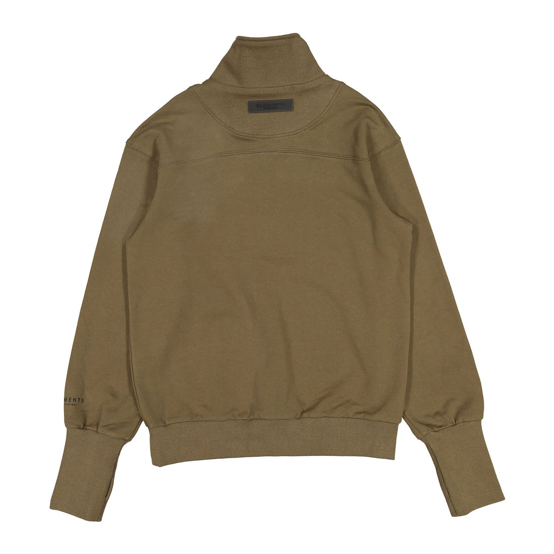 ELEMENTS Taupe Half Zip Sweatshirt