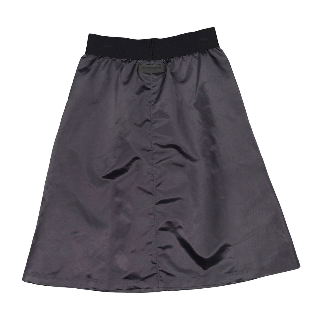 ELEMENTS Black Satin Skirt