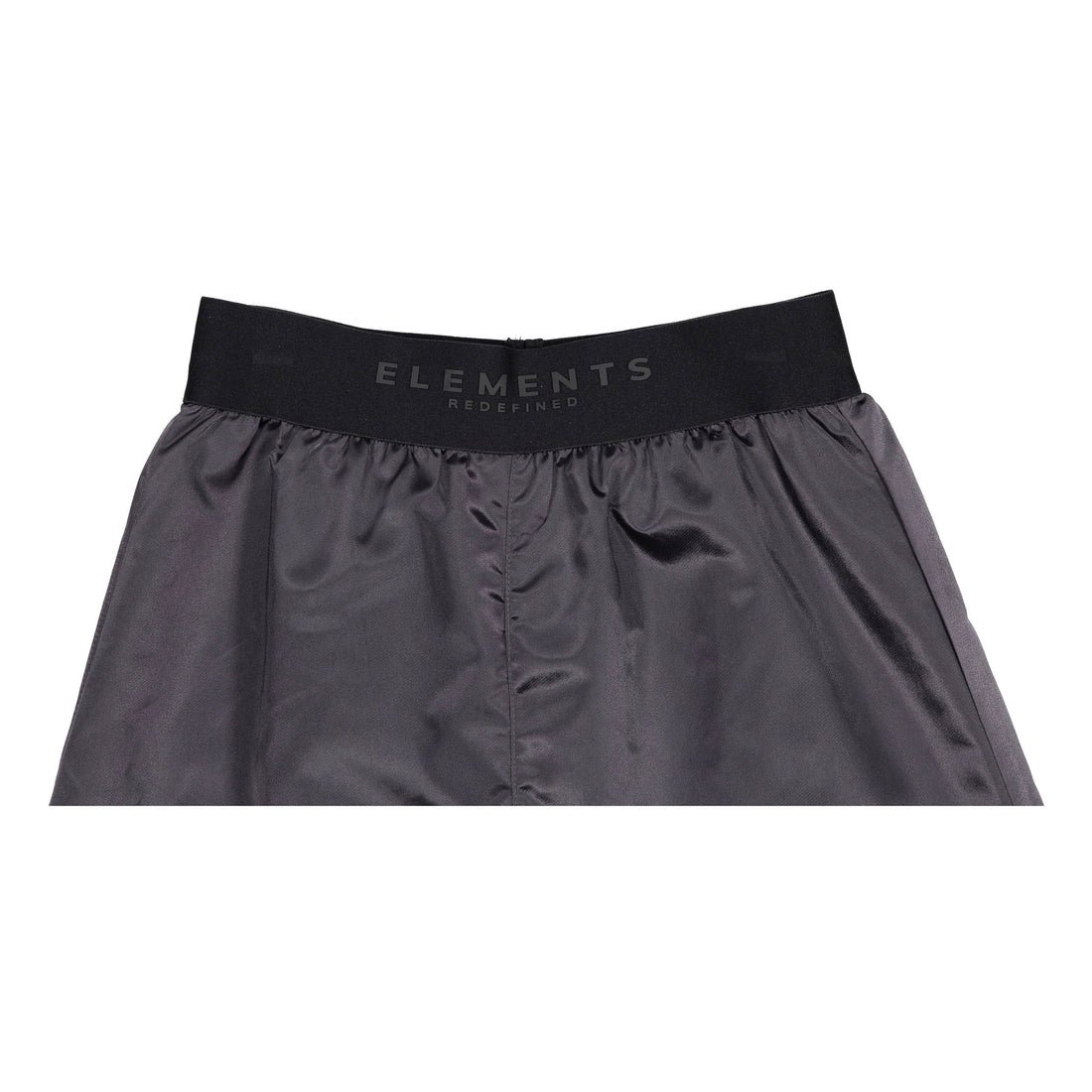 ELEMENTS Black Satin Skirt