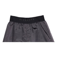 ELEMENTS Black Satin Skirt