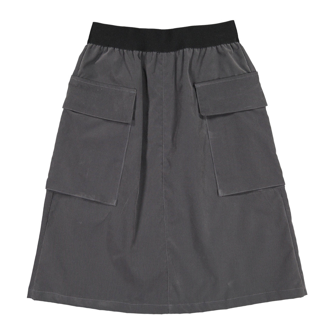 ★Porta★ DYEING WASHED CARGO SKIRT GREY 23HS014 Women's Cargo midi skirt in recycled nylon | Grey | Diesel