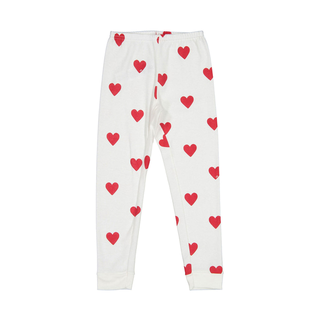 Petit Bateau White/Red Heart Print Loungewear