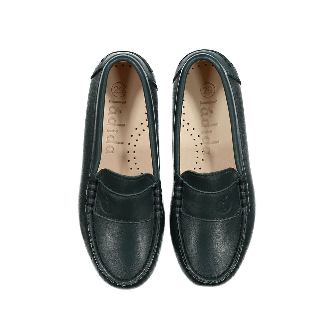 Ladida Green Leather Loafer