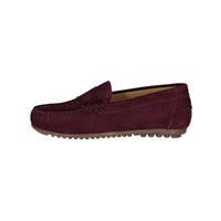 Ladida Burgundy Suede Loafer