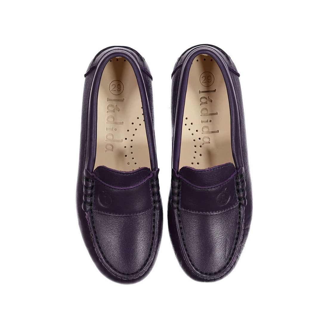 Ladida Prune Leather Loafer