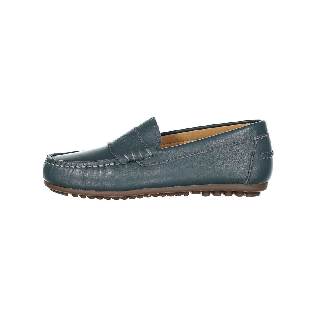 Ladida Petrol Leather Loafer